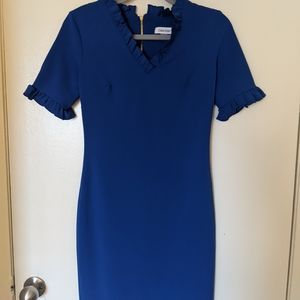 Calvin Klein Blue Pencil Dress